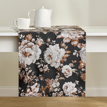 Bieżnik Żakardowy Peonia 40x160 cm