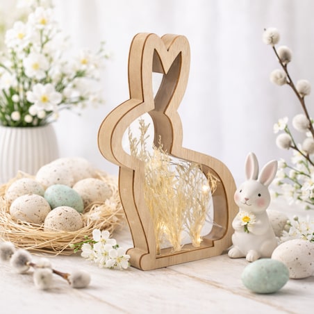 Dekoracja Led Natural bunny