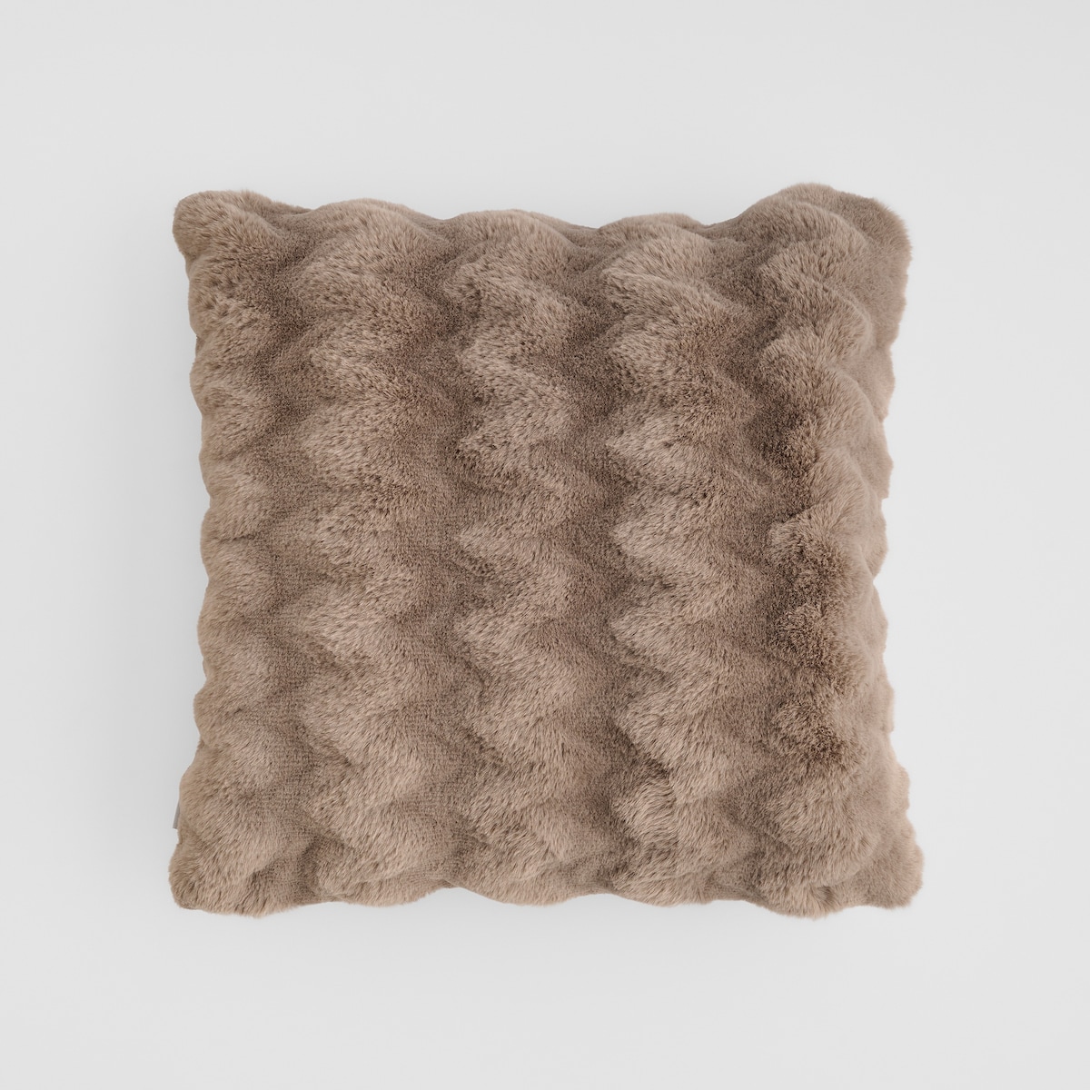 Poszewka Futrzana Pilora 45x45 cm z motywem geometrycznym