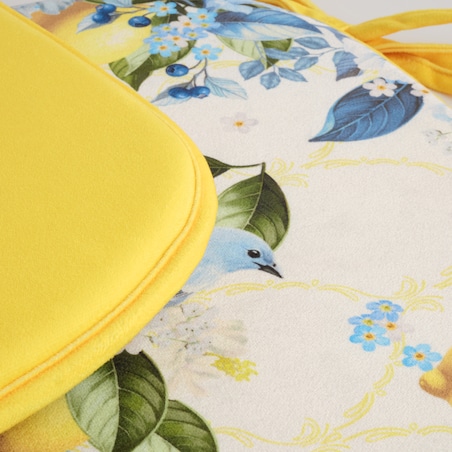 ZESTAW SIEDZISK Lemondi 40x40 cm z motywem owoców