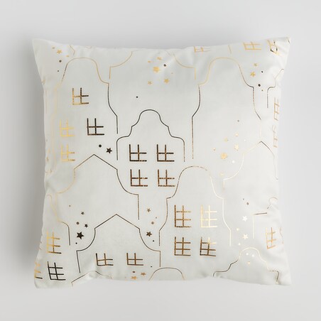 Poszewka Drukowana Tenemis 45x45 cm z motywem domku