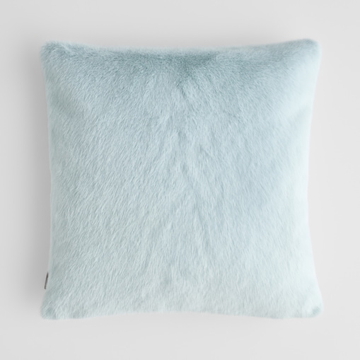 Poszewka Futrzana Molinio 45x45 cm w kratę