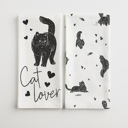 Komplet Ścierek Kitki 45x65 cm z motywem zwierzęcym