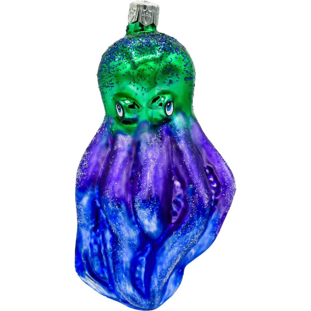 Bombka choinkowa: Ośmiornica z głębin: niebieska