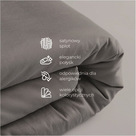 Sateen Cushion Cover Satinette 40x40 cm