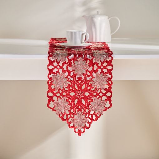 Bieżnik Haftowany Recor 28x174 cm