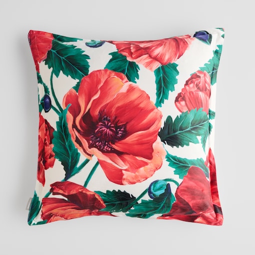 Poszewka z nadrukiem Casinos 45x45 cm z motywem kwiatowym