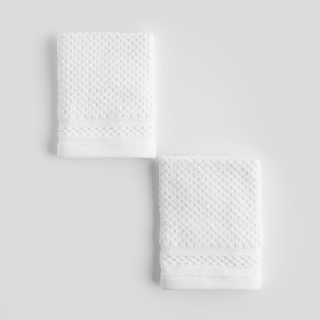 Komplet 2 szt. ręczników do twarzy lub do rąk Risso 30x30 cm