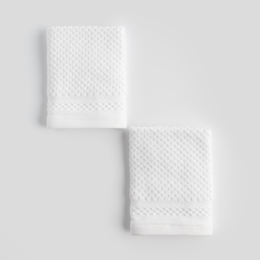 Komplet 2 szt. ręczników do twarzy lub do rąk Risso 30x30 cm