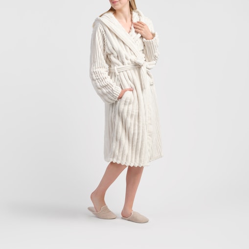 Szlafrok Divite z motywem geometrycznym