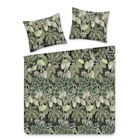 Pościel Bawełniana Coravel 200x220 cm z motywem liściastym