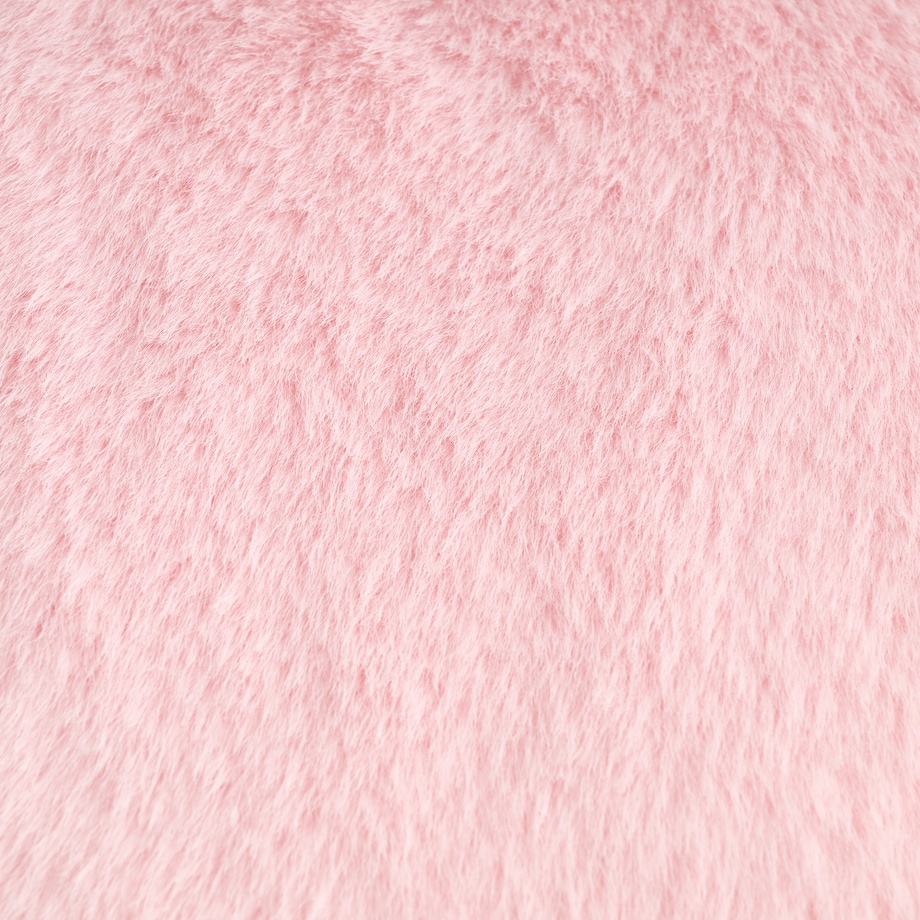 Poszewka Futrzana Molinio 45x45 cm w kratę