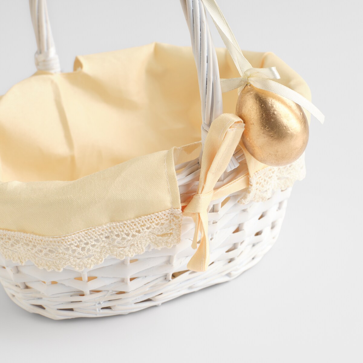 Koszyk z rączką Eggita 18x24 cm z motywem jajka