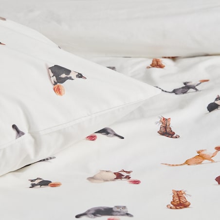 Pościel Bawełniana Gattino 160x200 cm z motywem zwierzęcym
