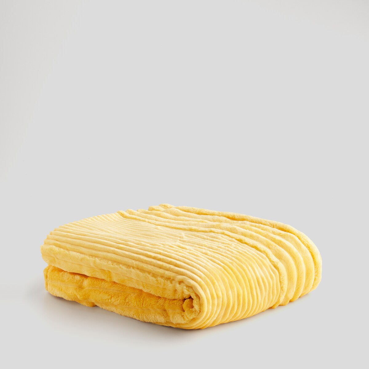 Jednokolorowy koc żakardowy Divite 150x200 cm