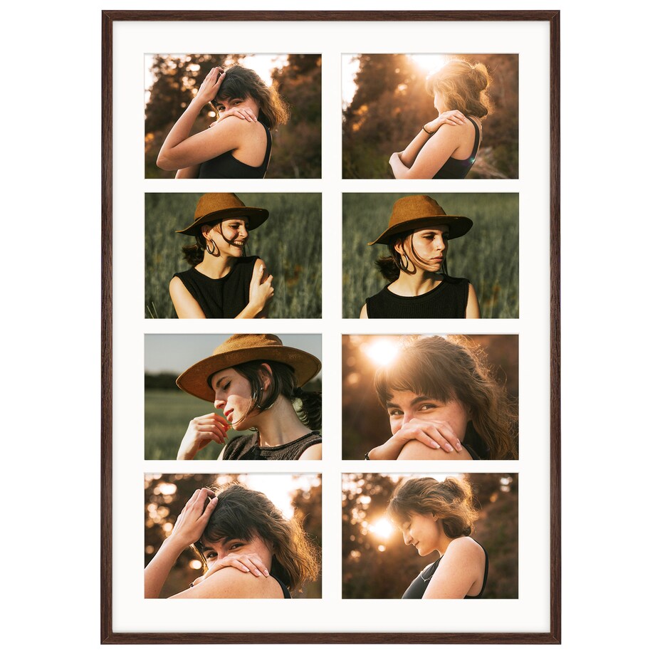Ramka na zdjęcia 8 zdjęć 15x21 cm rama foto galeria 50x70 cm FRAMAI®