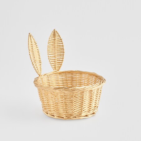 Koszyk z rączką Bunila 22x22 cm z motywem królika