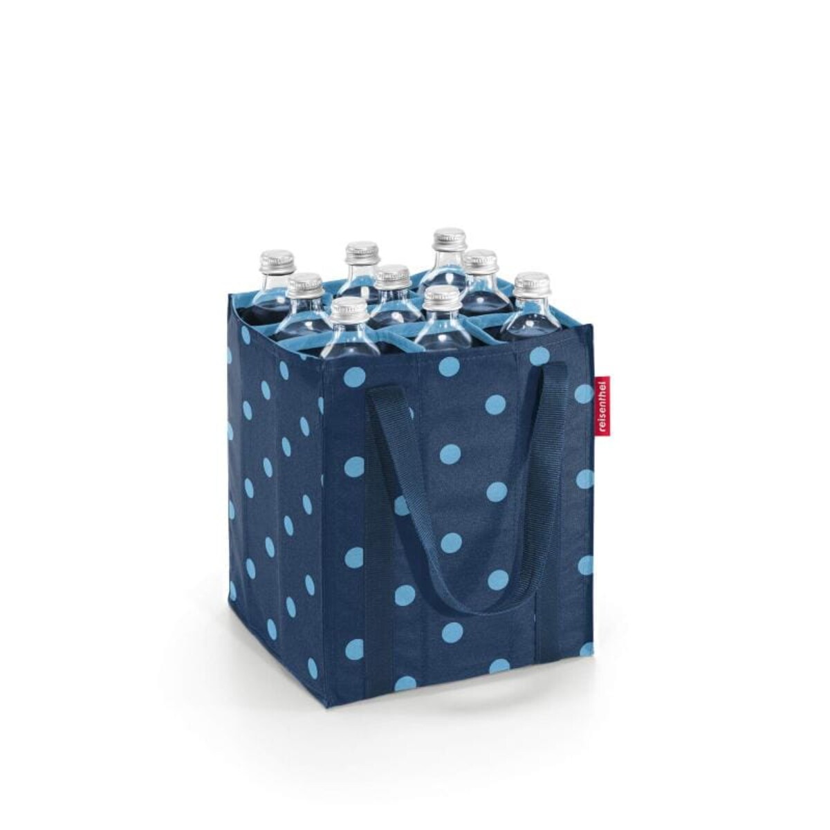 Torba bottlebag mixed dots blue