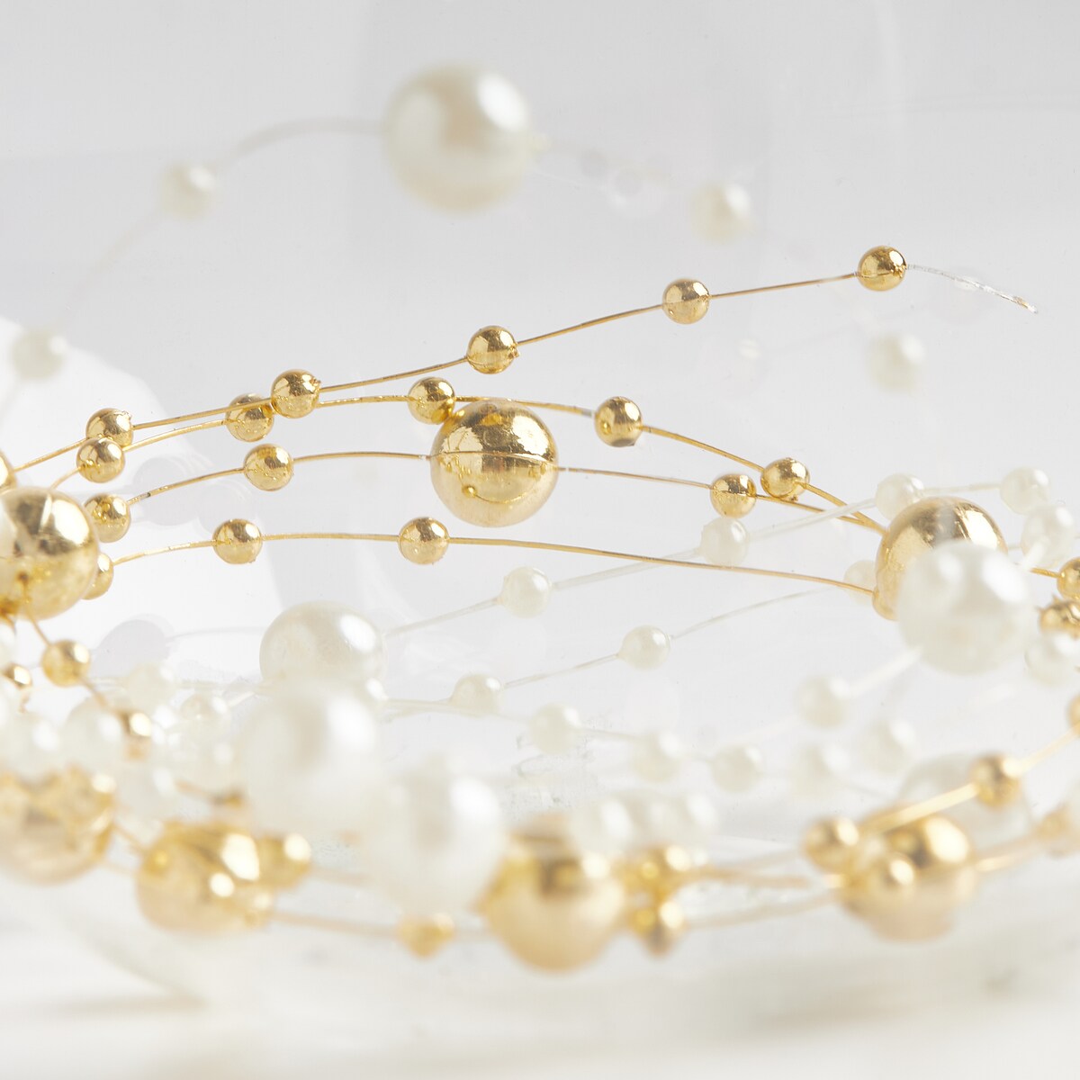 Świecznik Eier pearl z motywem perły