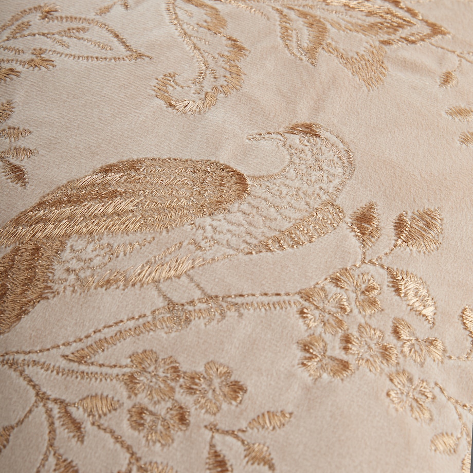 Poszewka Haftowana Ptako 45x45 cm z motywem zwierzęcym