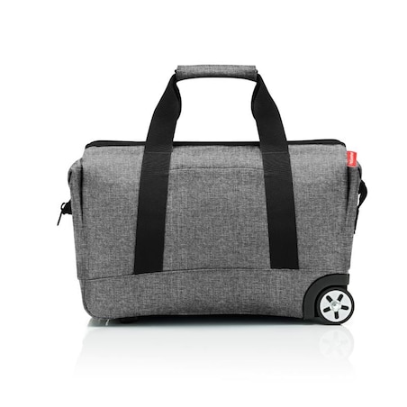 Torba na kółkach allrounder trolley twist silver, poliester, 30l