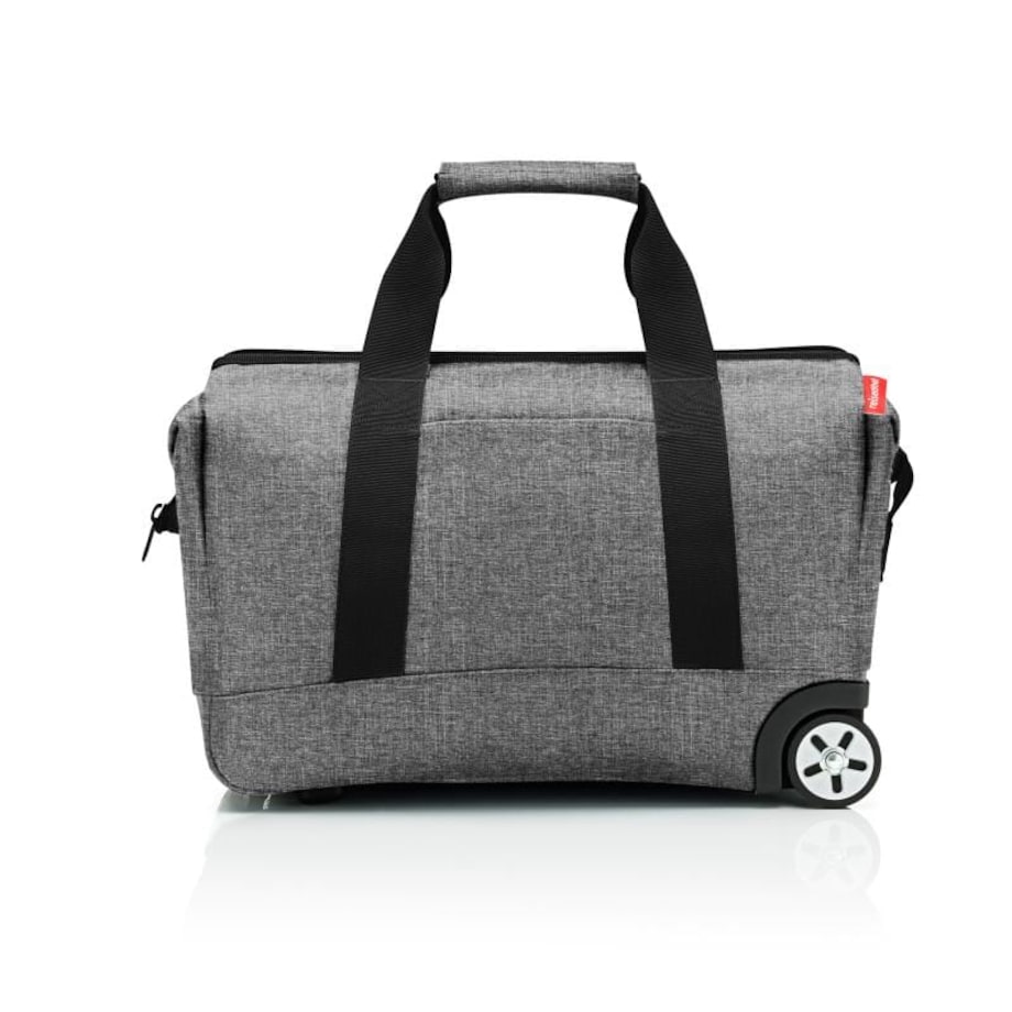 Torba na kółkach allrounder trolley twist silver, poliester, 30l