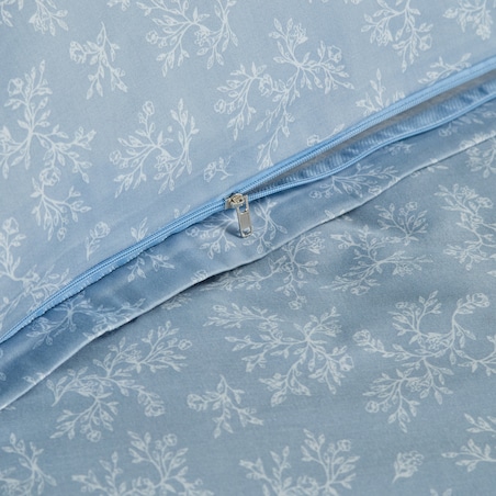 Pościel z bawełny satynowej Rosmarin 160x200 cm z motywem roślinnym