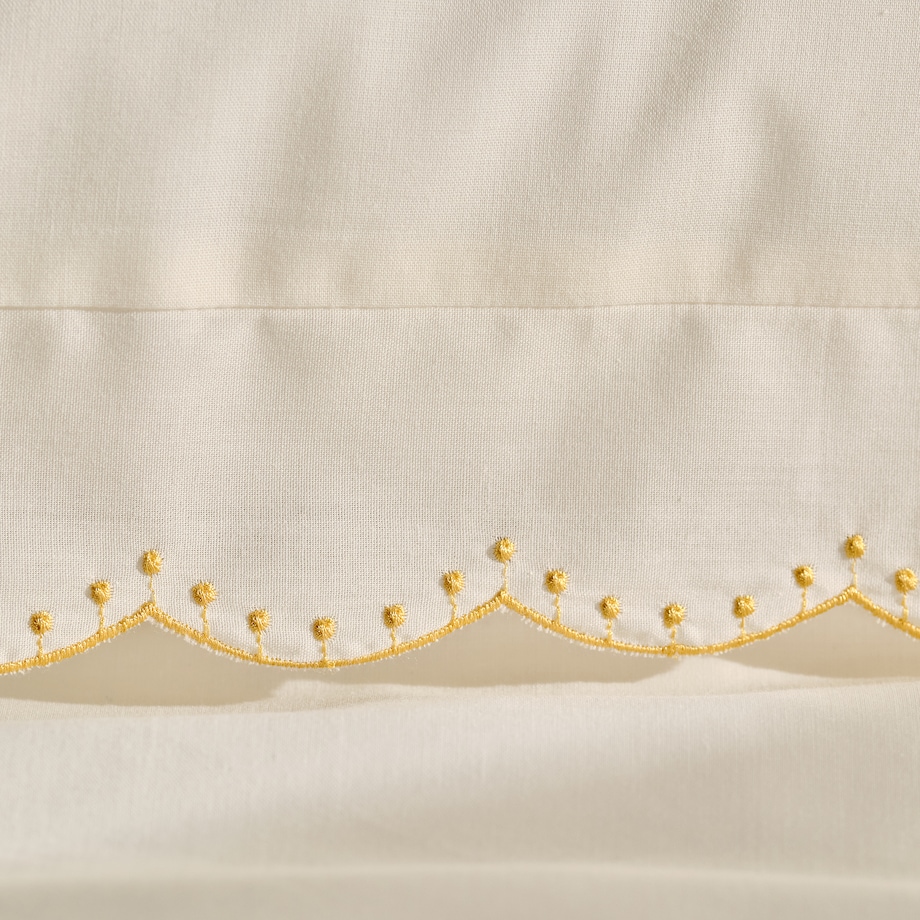 Pościel z bawełną z falbaną Aprilosa 200x220 cm