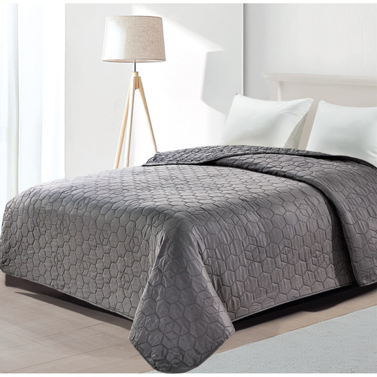 Jednokolorowa narzuta na łóżko Symphony II 170x210 cm