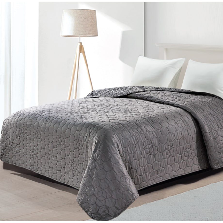 Jednokolorowa narzuta na łóżko Symphony II 170x210 cm