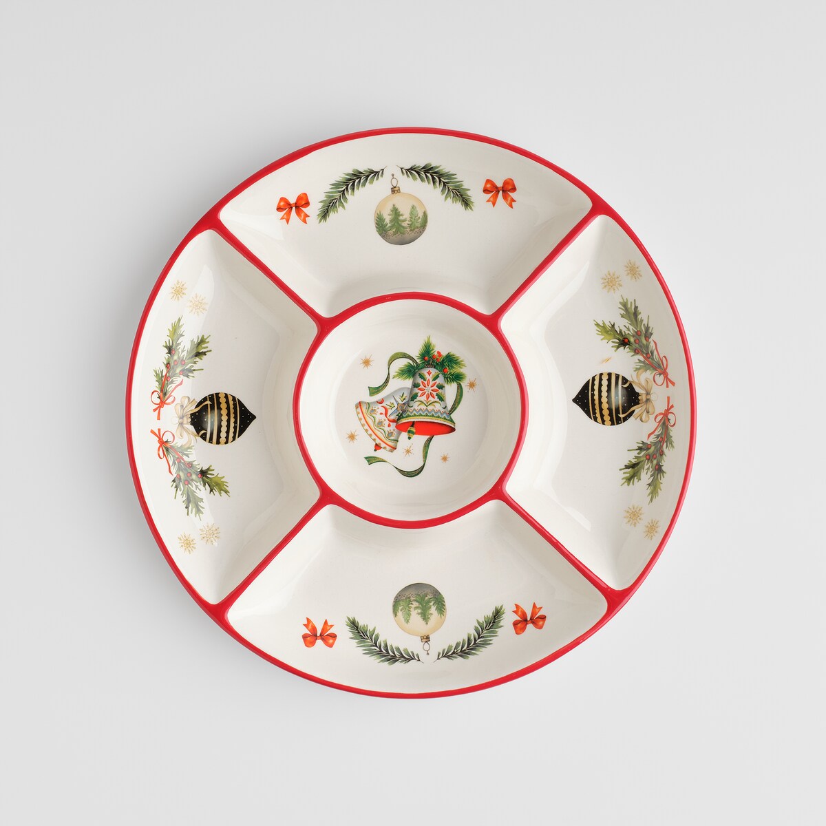 Patera Villago z motywem choinki