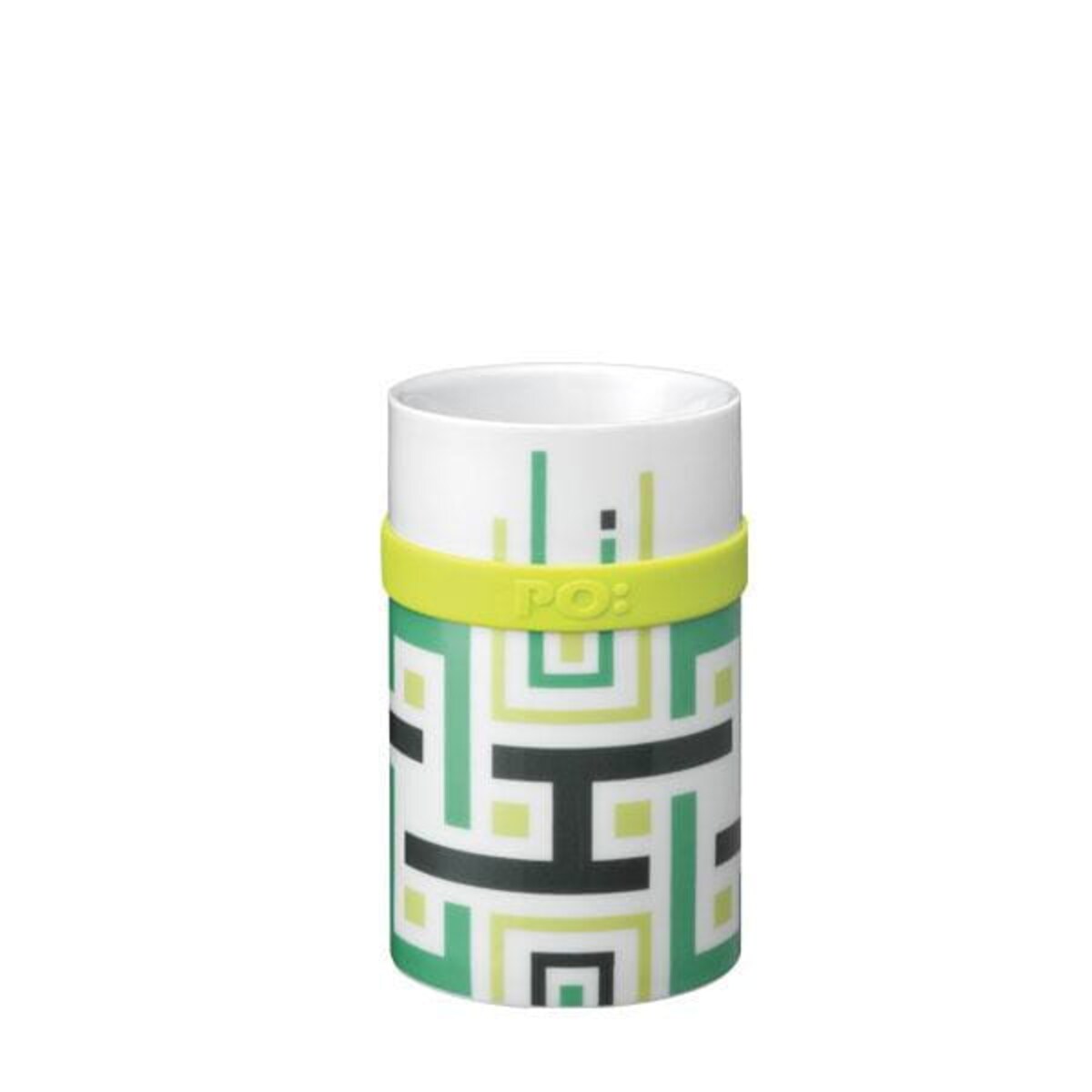 Kubek Green Geometric, 250 ml, PO: Selected