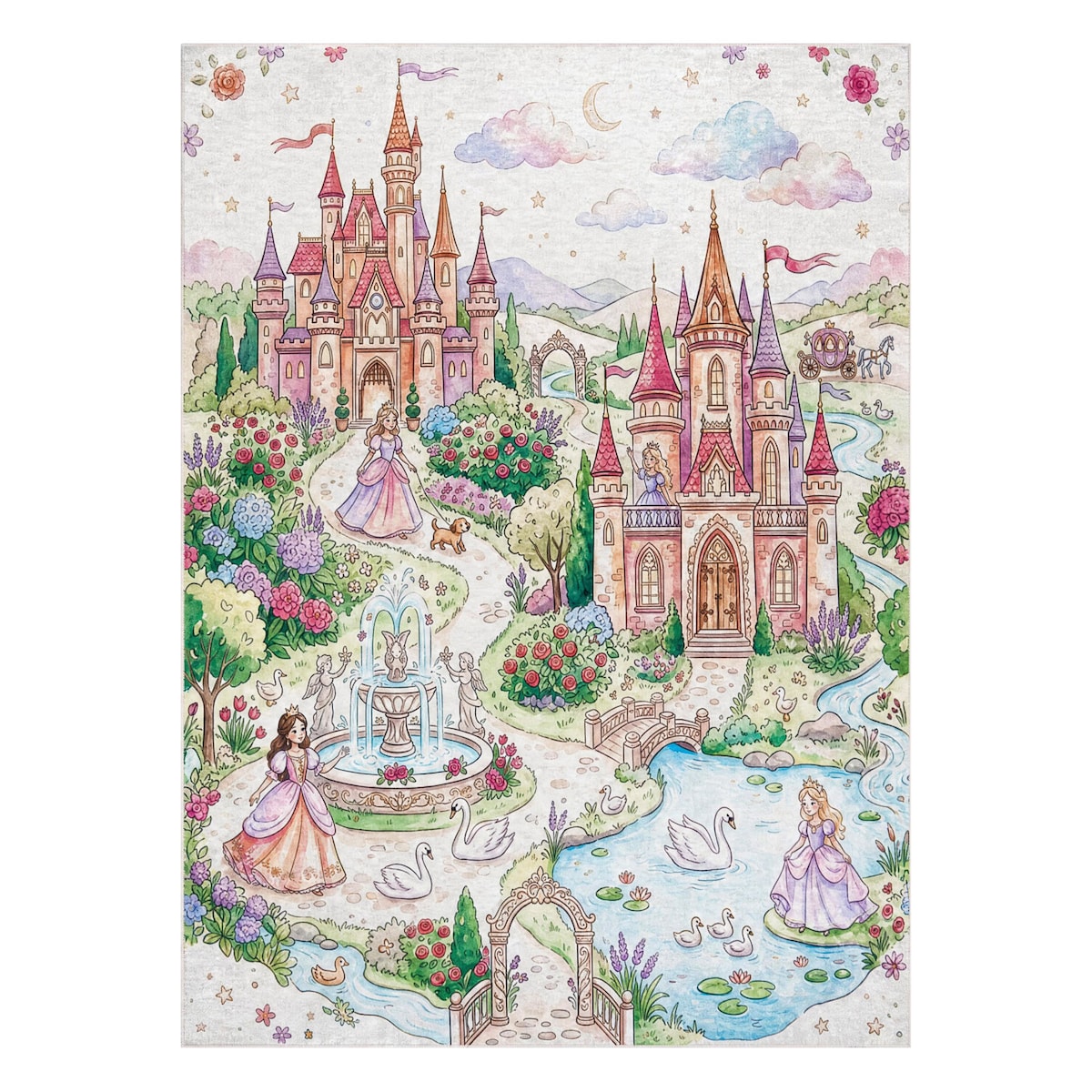 Dywan do prania BAMBINO 61520 Księżniczka