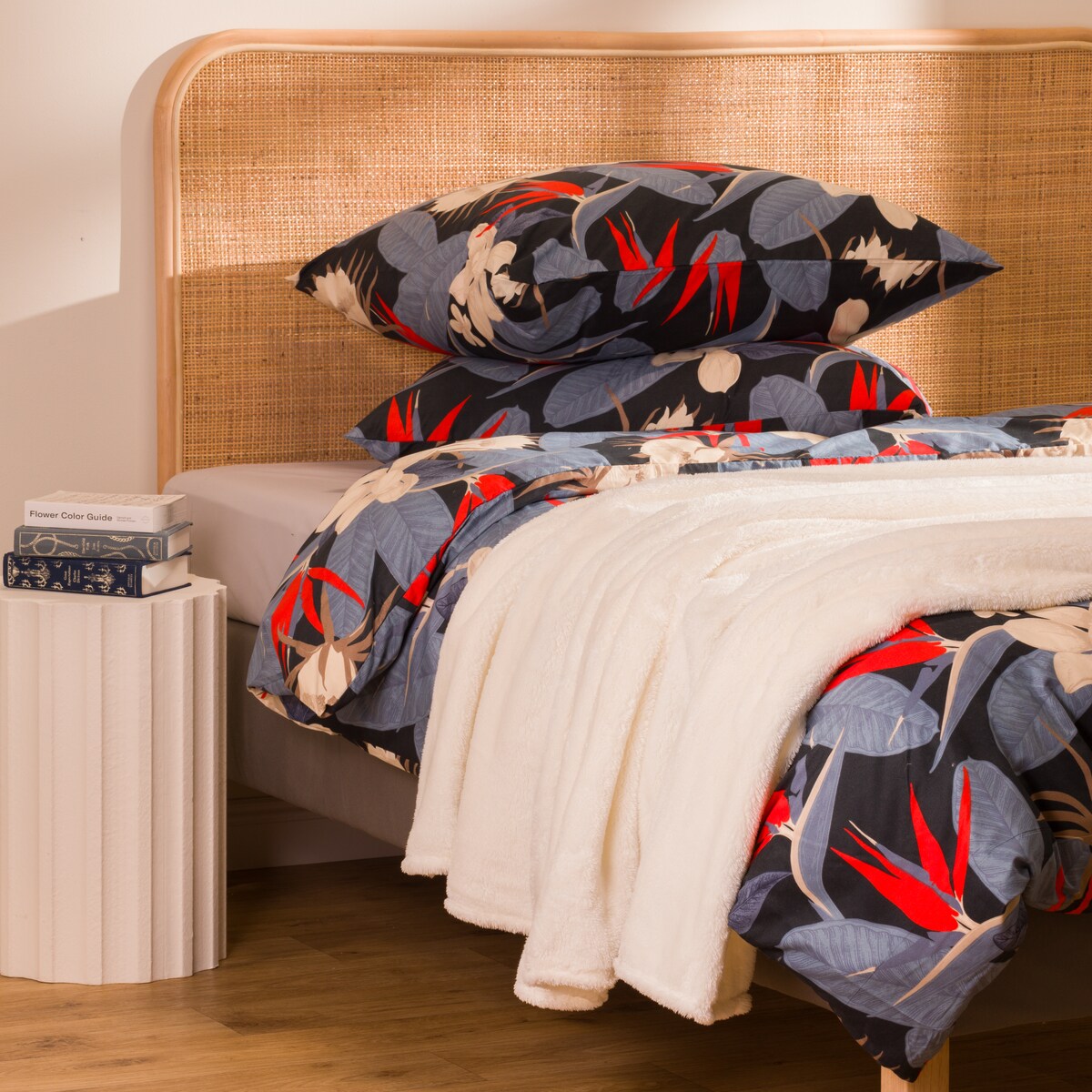 Jednokolorowy koc Grenland VII 200x220 cm