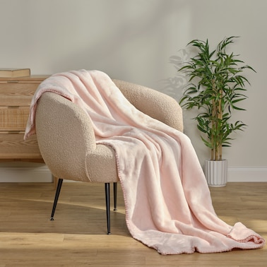 Jednokolorowy koc z wiskozą Maresa 150x200 cm