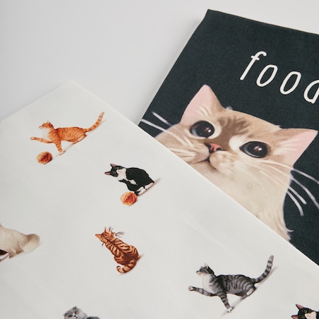 Komplet Ścierek Gattino 45x65 cm z motywem zwierzęcym