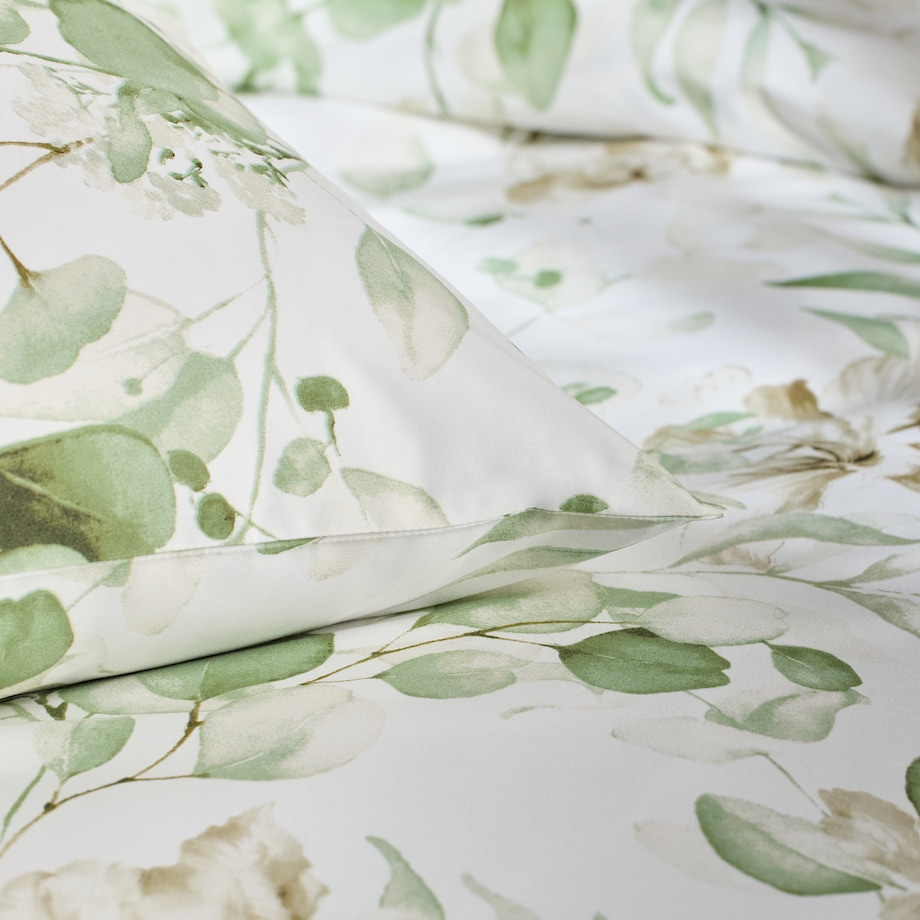 Pościel Z Mikrofibry Nutii 160x200 cm z motywem roślinnym