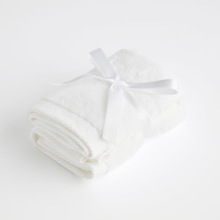 Komplet 2 szt. ręczników z bawełny egipskiej do twarzy lub do rąk Spa 30x30 cm