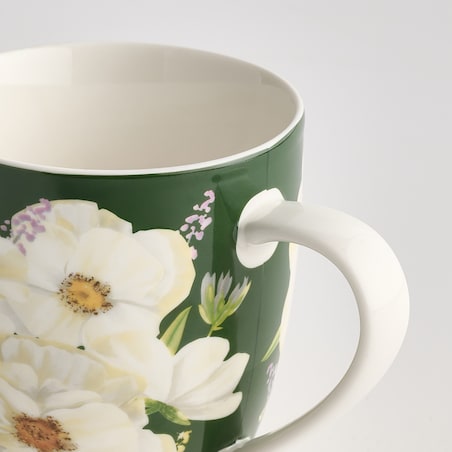 Kubek Emeris z motywem kwiatowym