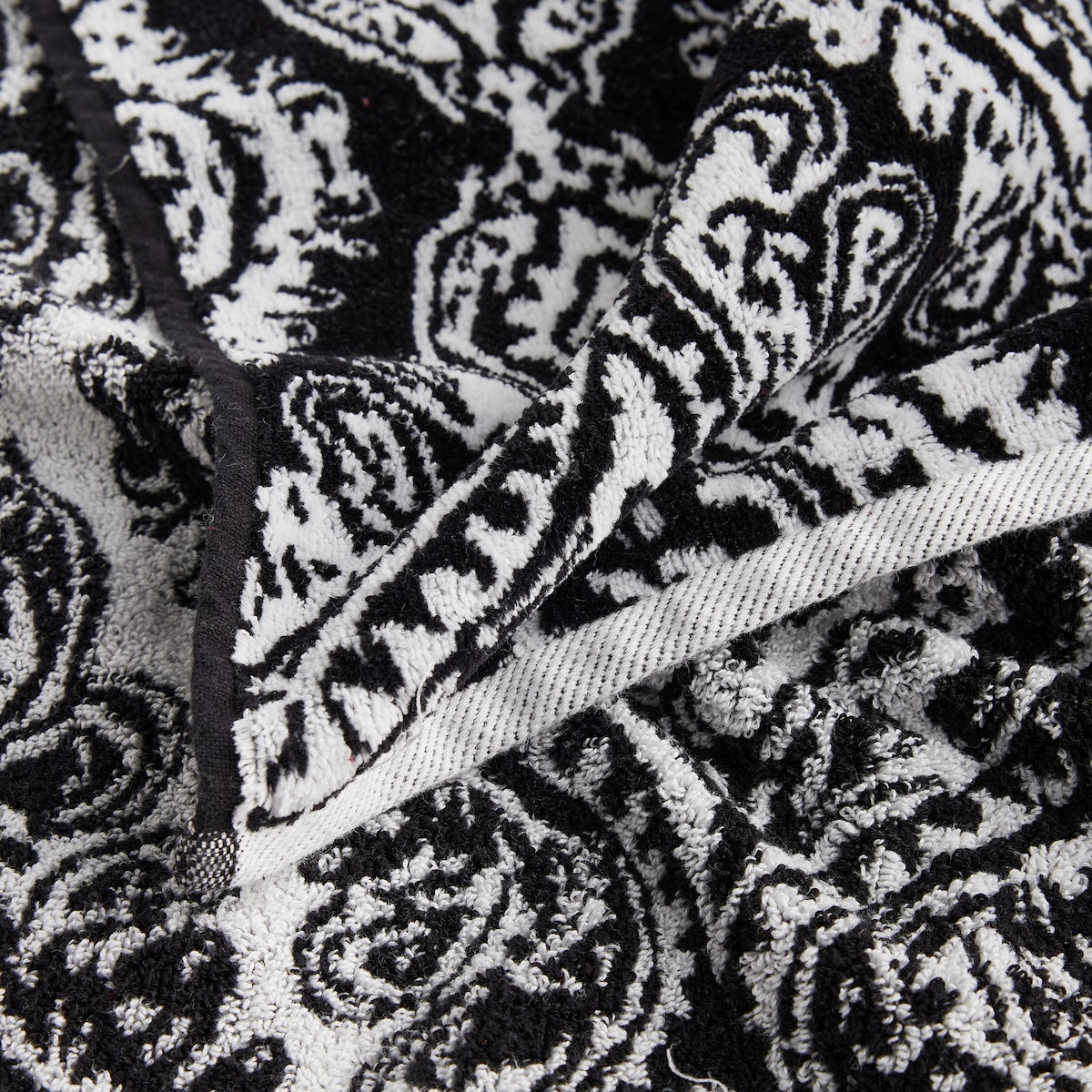 Ręcznik żakardowy Beskar 50x90 cm z motywem arabeski