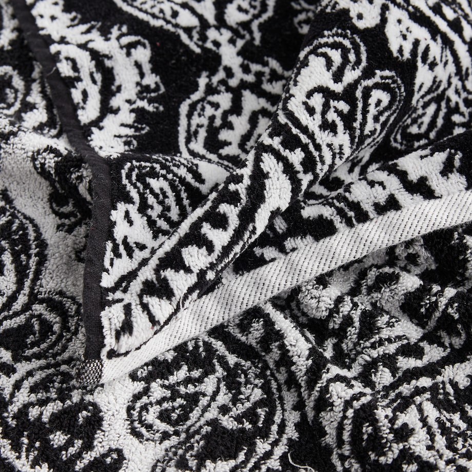 Ręcznik żakardowy Beskar 50x90 cm z motywem arabeski