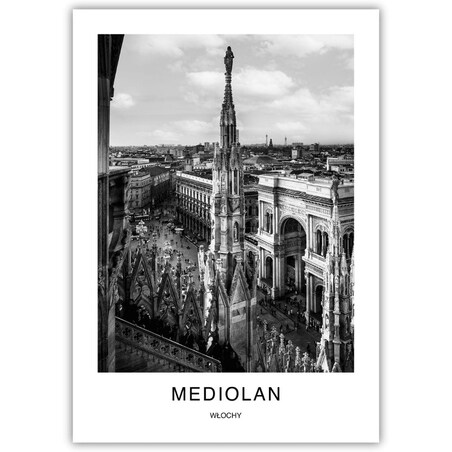 plakat mediolan 21x30