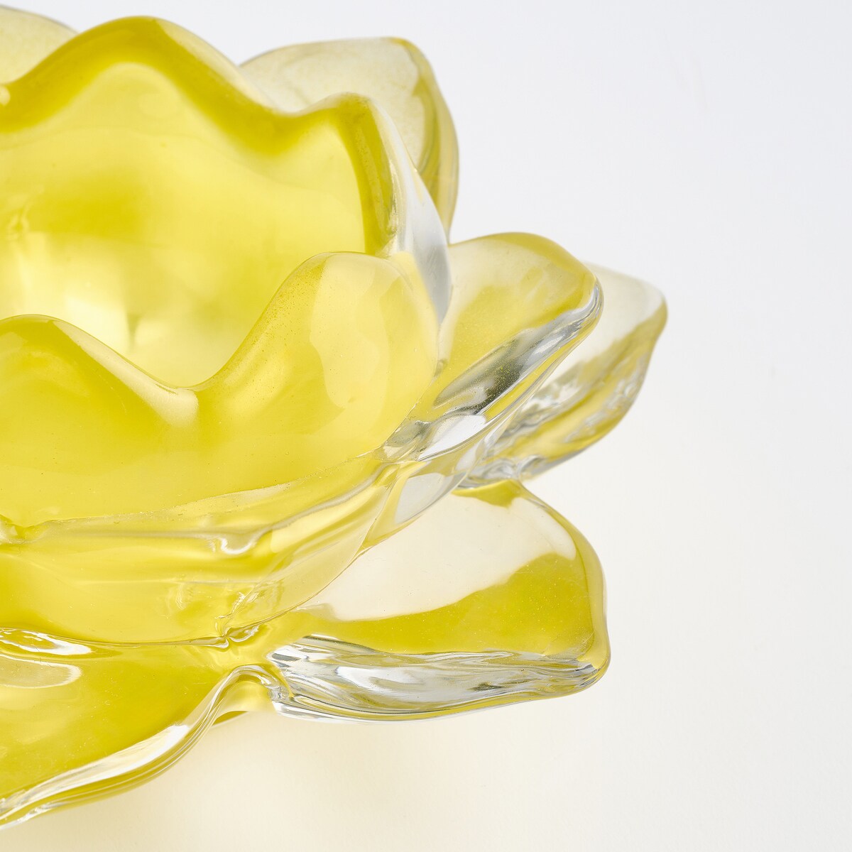 Świecznik Dalia z motywem kwiatowym