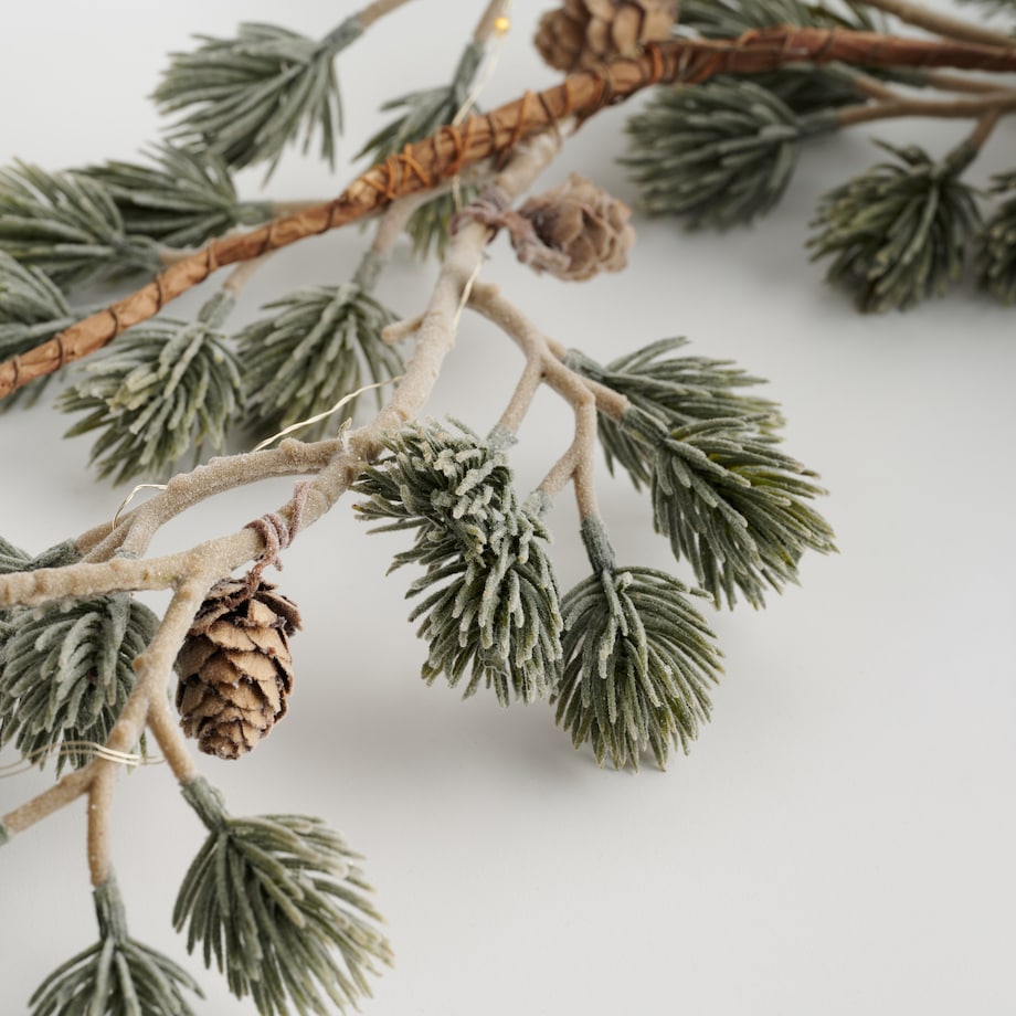 Girlanda LED Mattina z motywem roślinnym