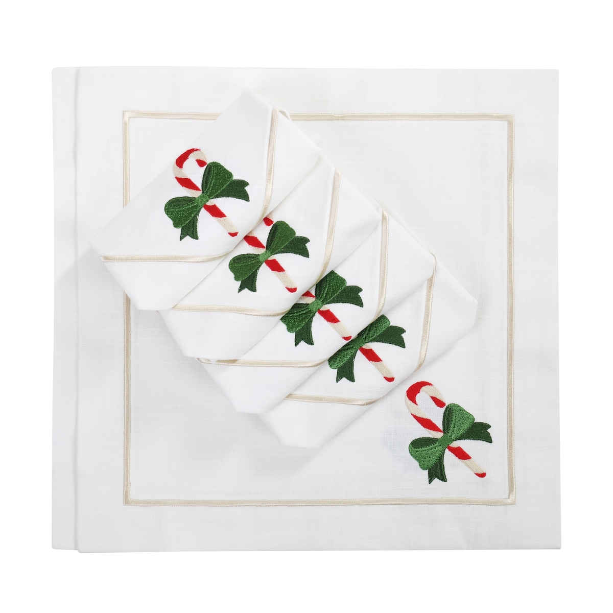 Serwetki Candy Cane Joyful Christmas Panama – 6 sztuk