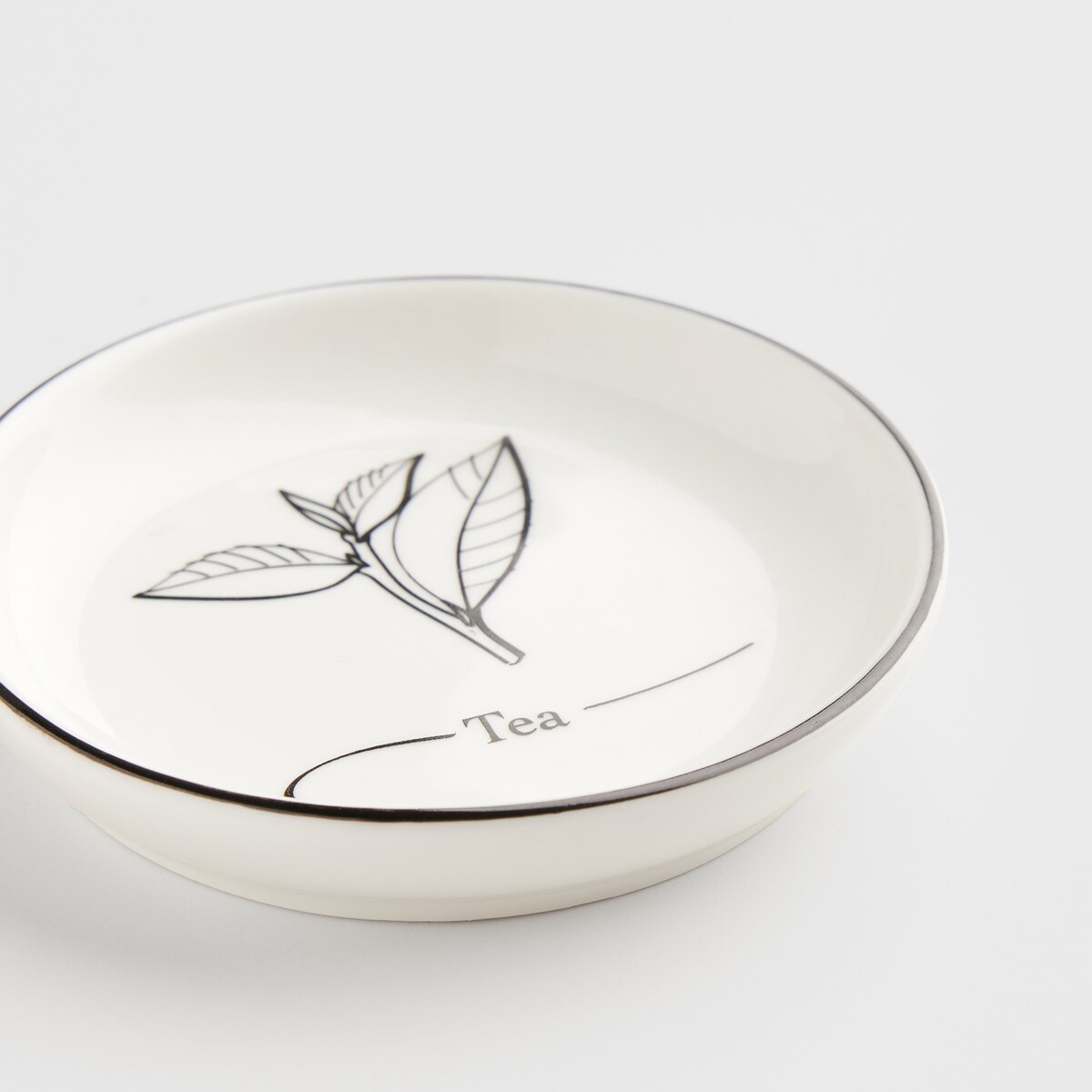 Podstawka Pod Torebkę Od Herbaty Chacha z motywem roślinnym