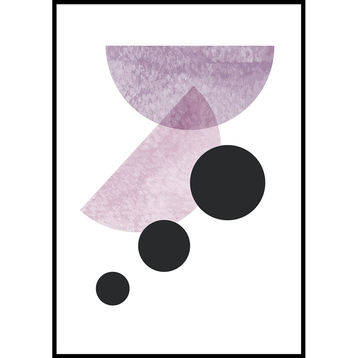 plakat semi-circular forms no 3 21x30 cm