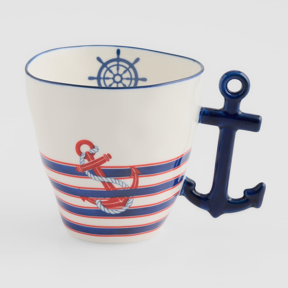 Kubek Ancorare z motywem morskim