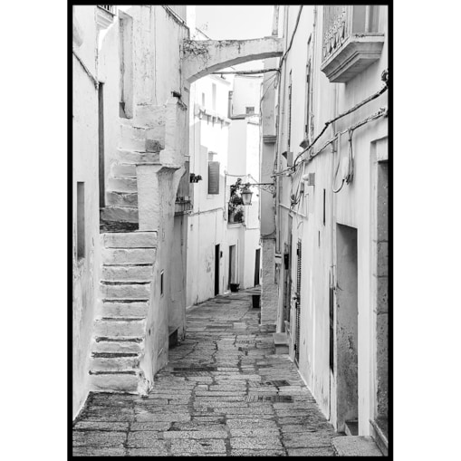 plakat uliczka cisternino apulia włochy 30x40 cm