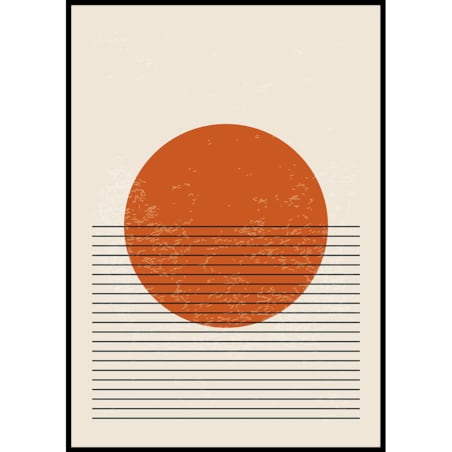 plakat geometric shape no 3 30x40 cm